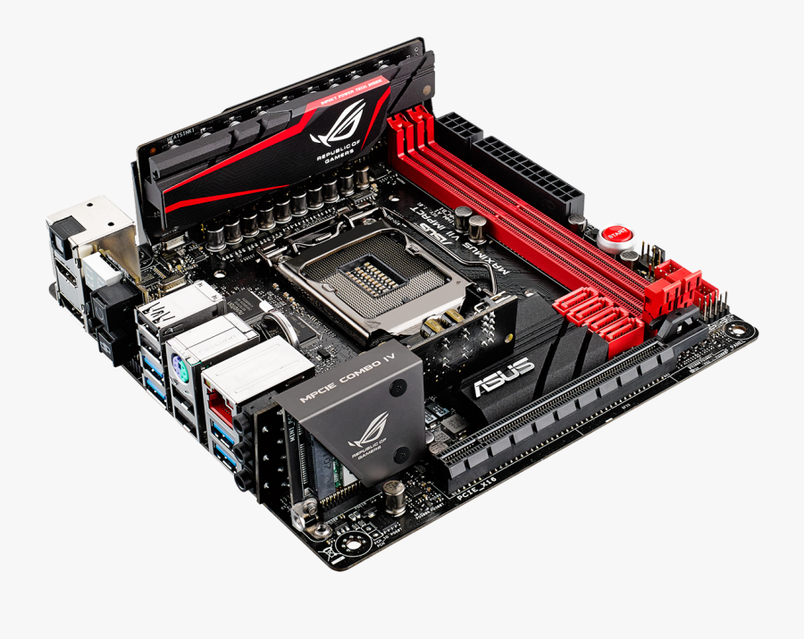 Clip Art Motherboard Png - Mini Itx Cmos Battery, Transparent Clipart