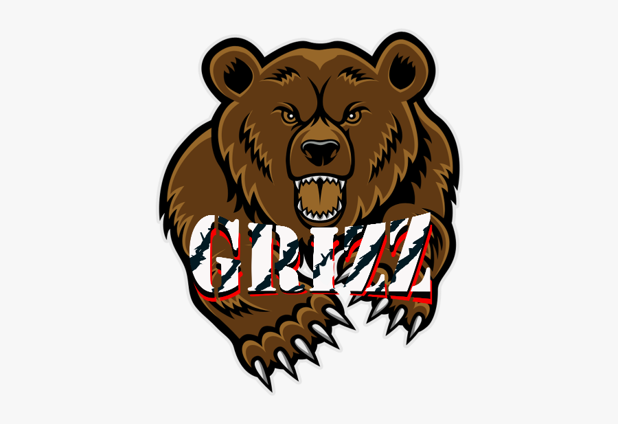 Grizz Thegrizz Twitter - Angry Bear Clip Art, Transparent Clipart