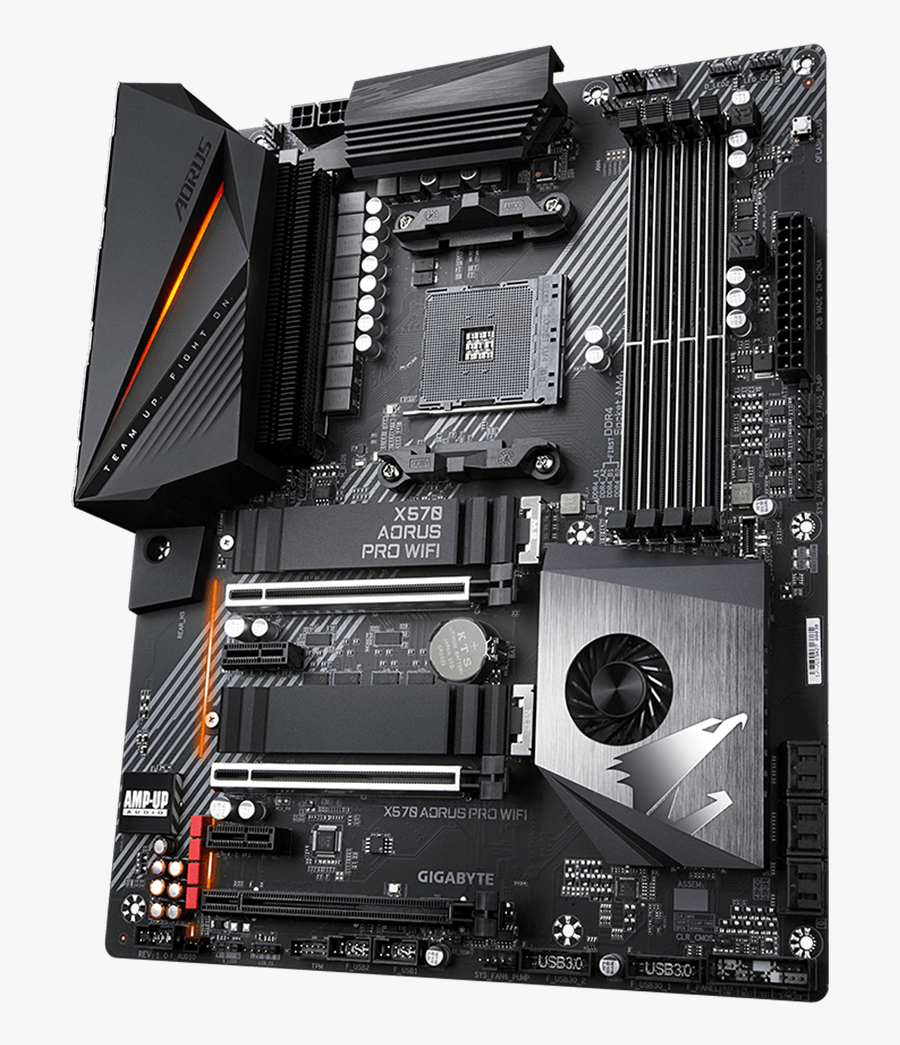 Placa Mãe Gigabyte X570 Aorus Pro Wifi Rgb, Transparent Clipart