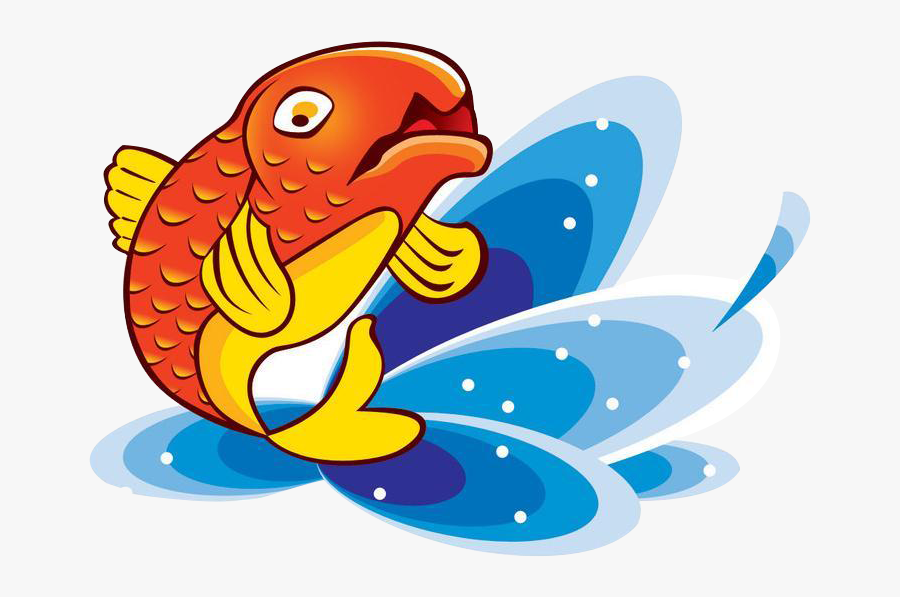 Clip Art Koi Fish Cartoon - Cá Chép Hoạt Hình, Transparent Clipart