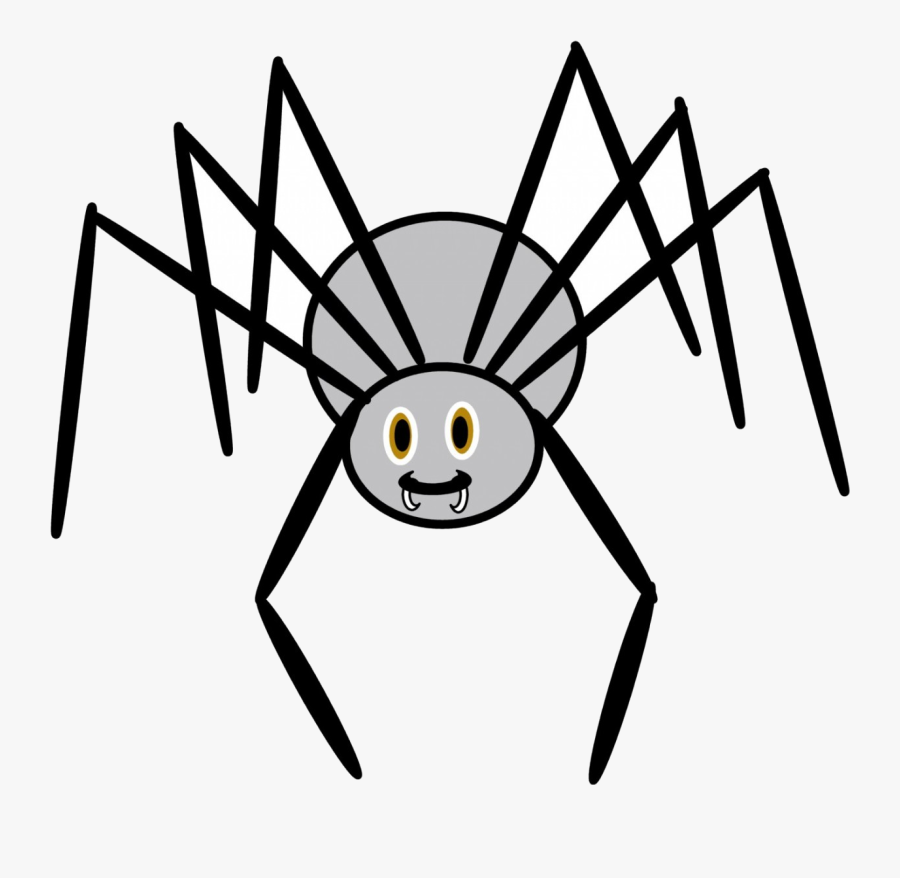 Spider Free Spiders Cliparts Clip Art On Transparent - Transparent Spider Clipart Black And White, Transparent Clipart