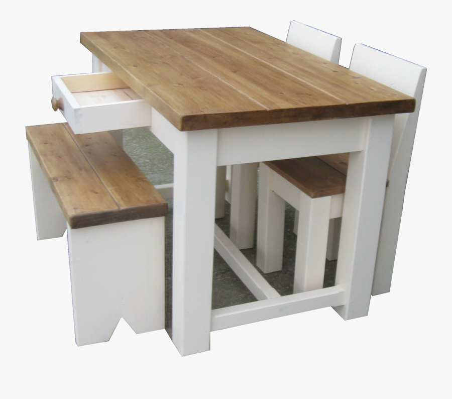 Table And Chairs Png -refectory Table Set Larger Image - End Table, Transparent Clipart