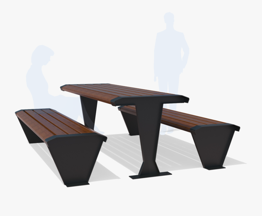 Essence Model Picnic Table For Public Spaces Essenza, Transparent Clipart