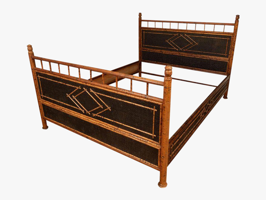 Clip Art Luxury Faux Bamboo Decaso - Bed, Transparent Clipart