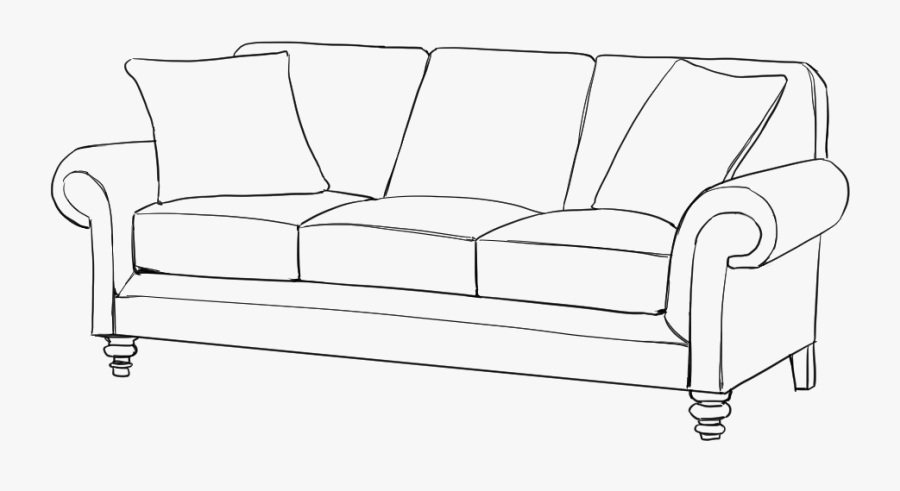 Couch Drawing Transparent Studio Couch Free Transparent