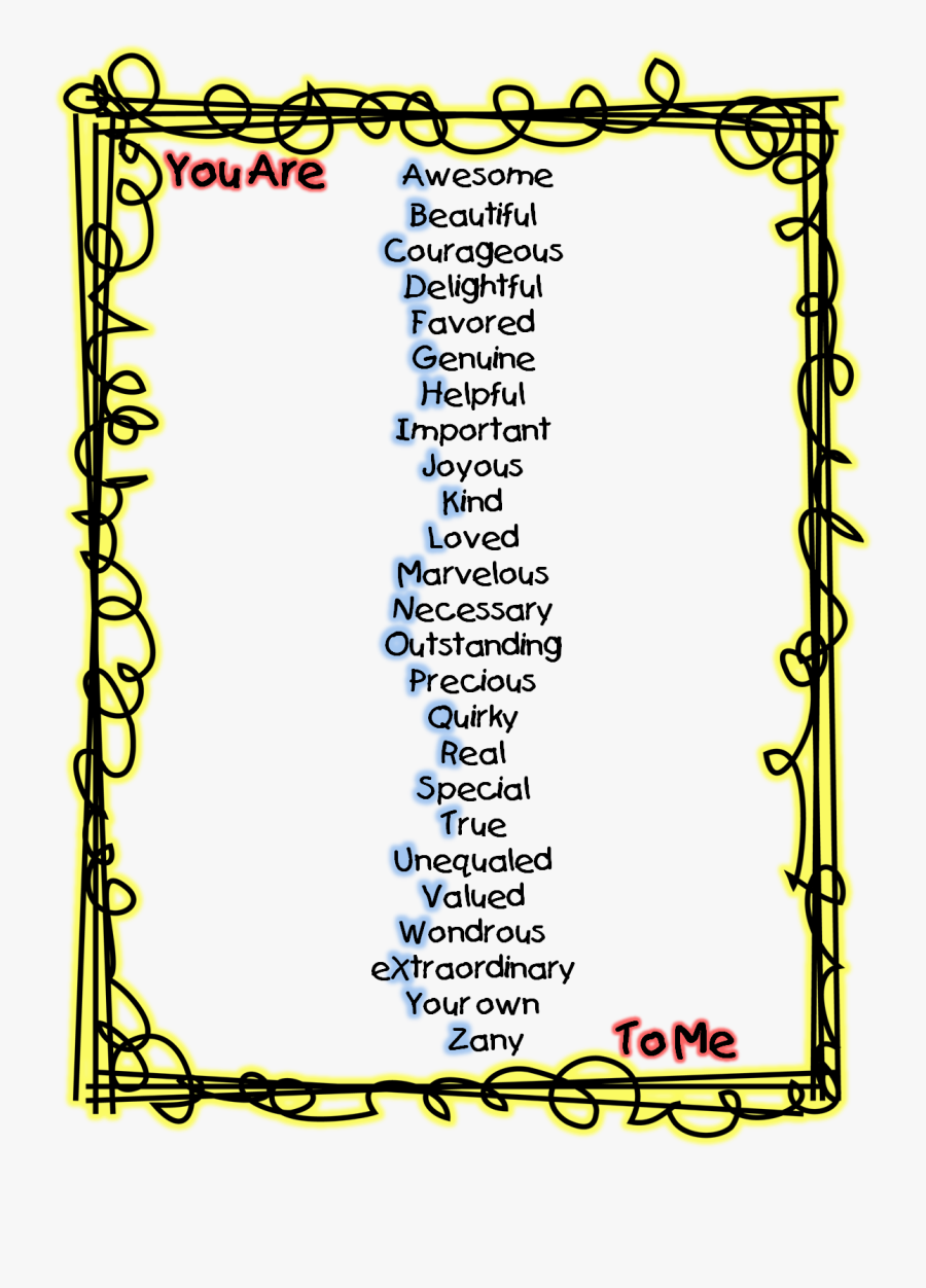 Adjectives For Poems, Transparent Clipart