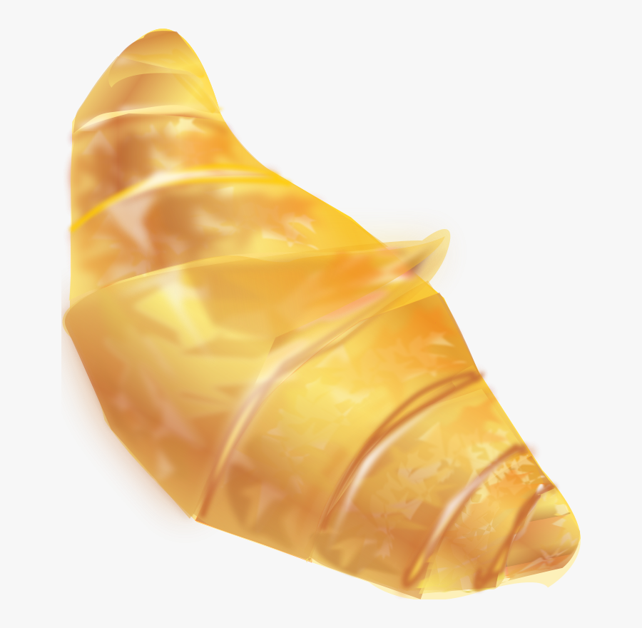 French Butter Croissant - French Food Clip Art, Transparent Clipart