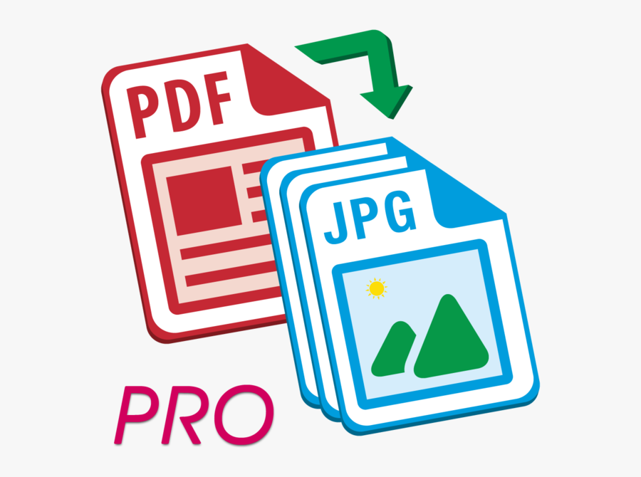 Pdf To Jpg Pro En Mac App Store - Jpg To Pdf Icon, Transparent Clipart