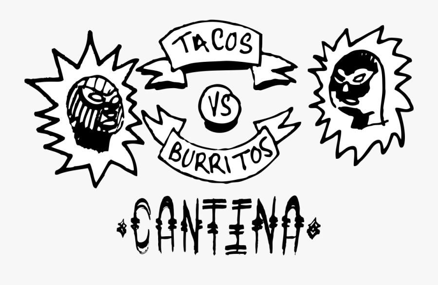 Tacos Vs Burritos Cantina, Transparent Clipart