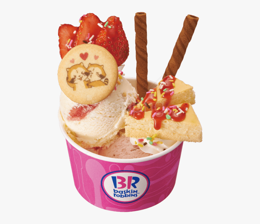 Ice Cream Baskin Robbins Png, Transparent Clipart