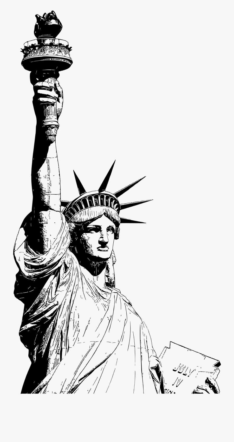Statue Of Liberty Clip Arts - Clip Art Statue Of Liberty, Transparent Clipart
