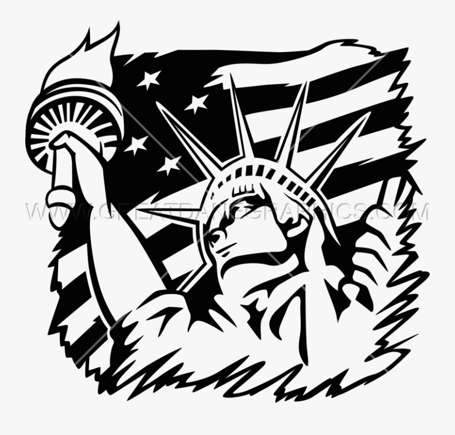 Statue Of Liberty Clipart Transparent - Statue Of Liberty Tribal, Transparent Clipart