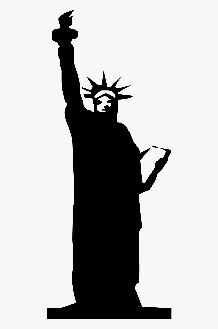 Vector Estatua De La Libertad Png, Transparent Clipart