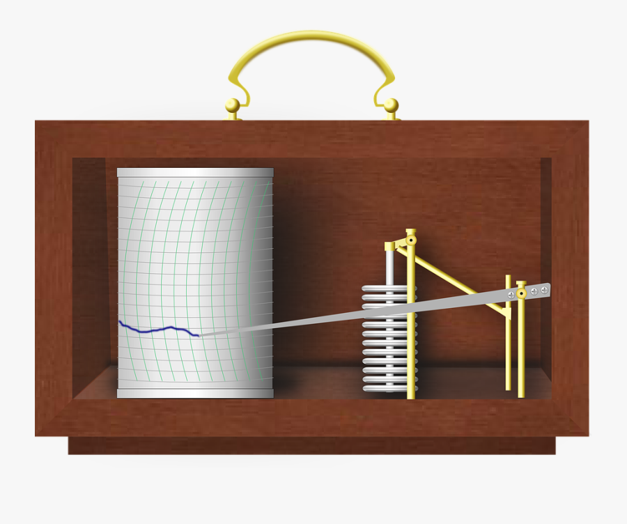 Barograph, Weather, Instruments, Aneroid, Barometer - Barograph Barometer, Transparent Clipart