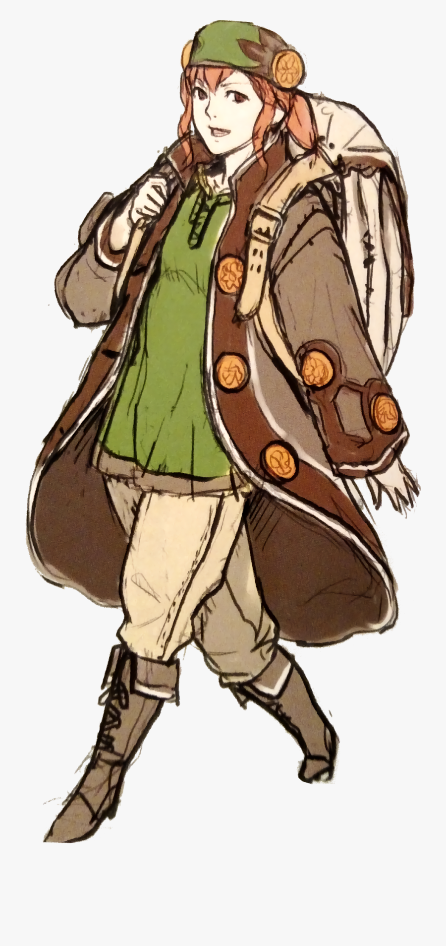 Samurai Clipart Merchant - Fire Emblem Npc, Transparent Clipart