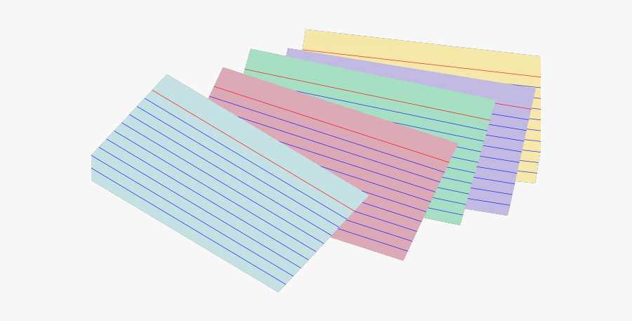 Index Cards Clip Art, Transparent Clipart