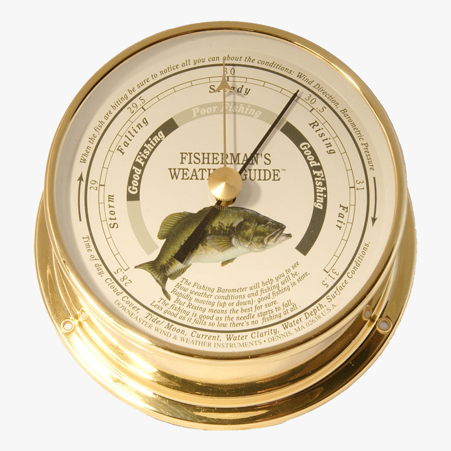 Fishing Barometer, Transparent Clipart