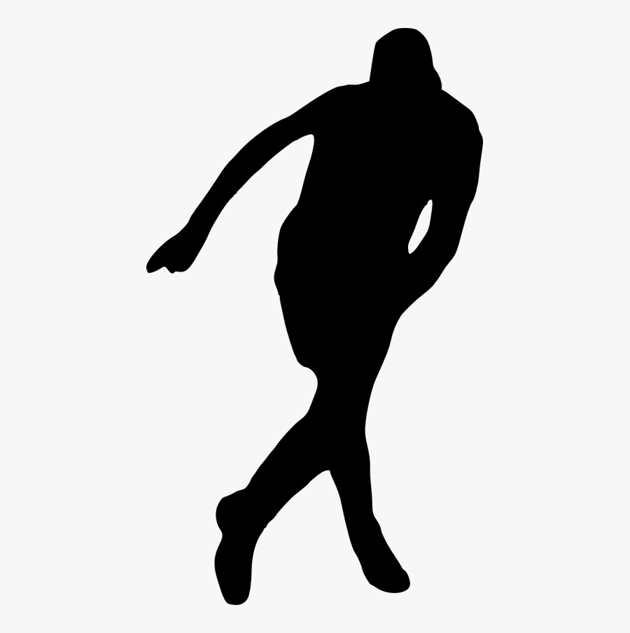 Football Player Silhouette Png - Clip Art, Transparent Clipart