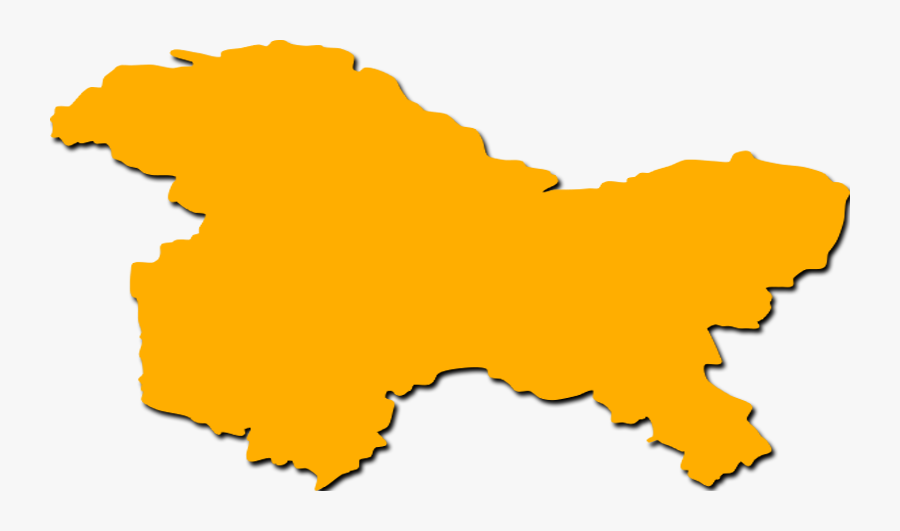 Jammu Kashmir Map Png, Transparent Clipart