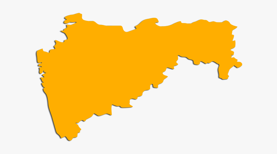 Maharashtra Vector Map Png, Transparent Clipart