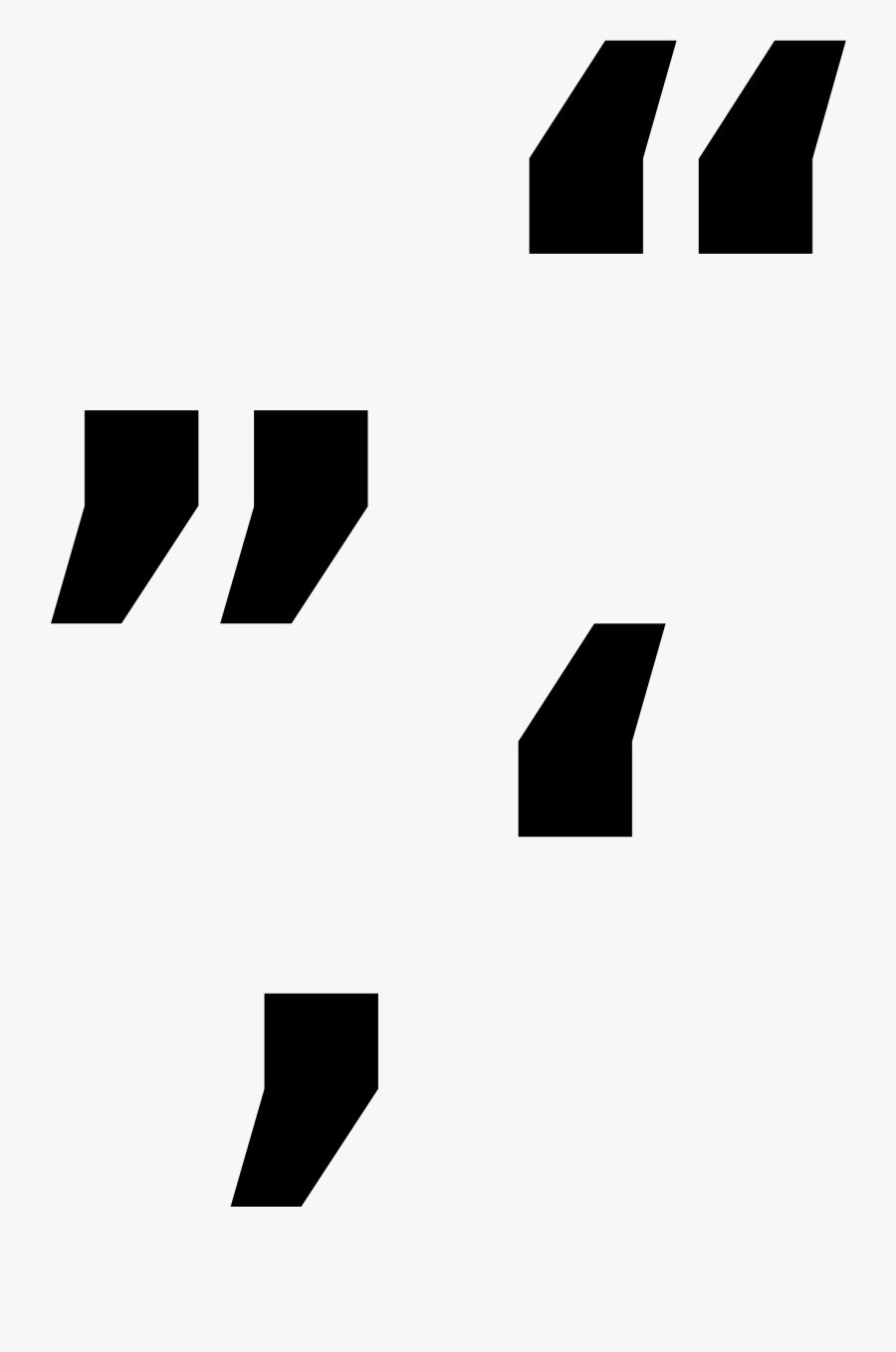 Quotation Marks In English, Transparent Clipart