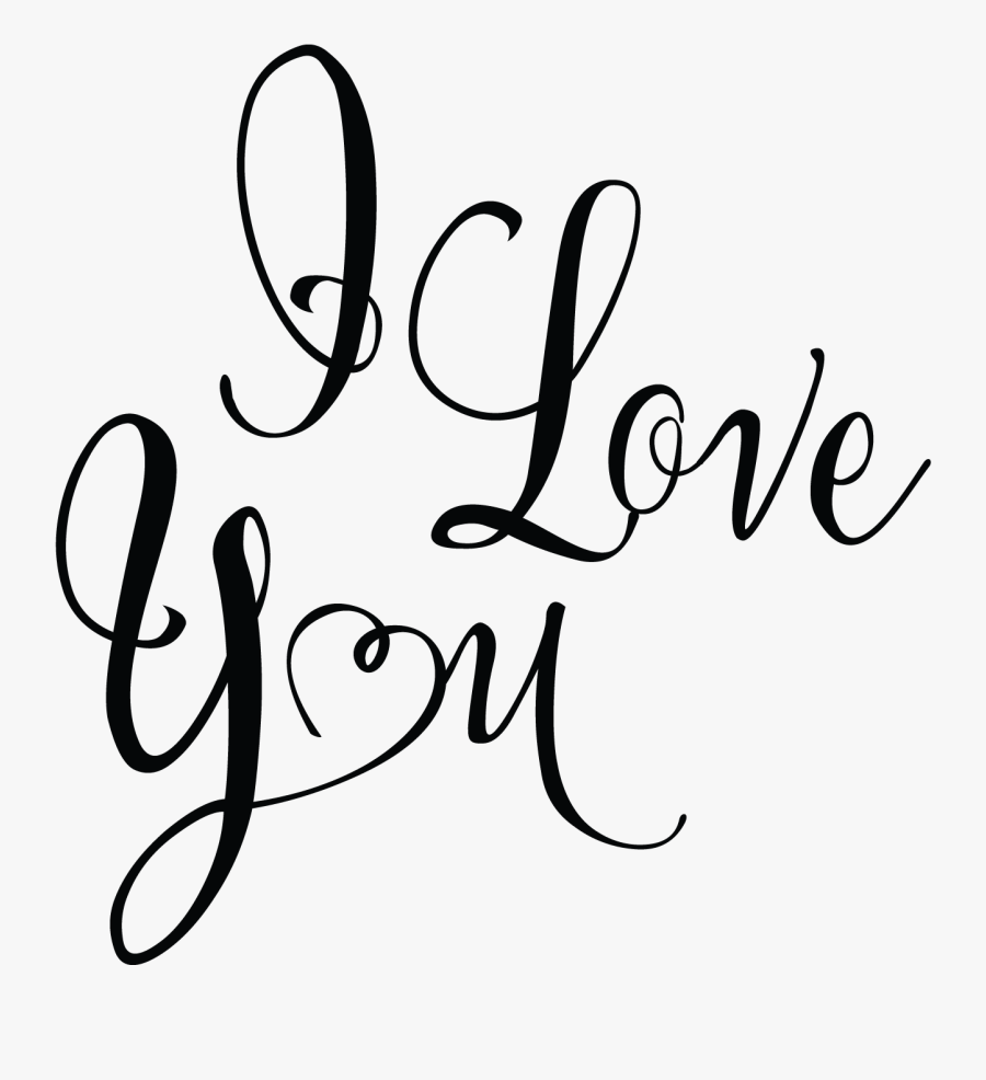 Clip Art Royalty Free Library Vector Quotes Handwritten - Love You Cricut, Transparent Clipart