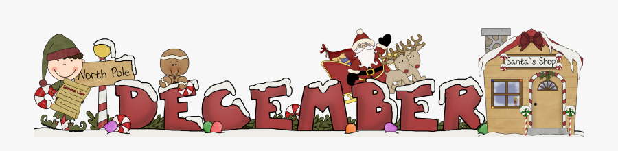 December Reading Log, Transparent Clipart
