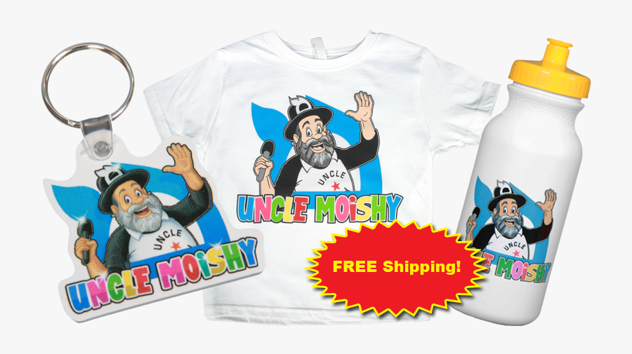 Shop Uncle Moishy Tshirts And Other Products - Cartoon, Transparent Clipart