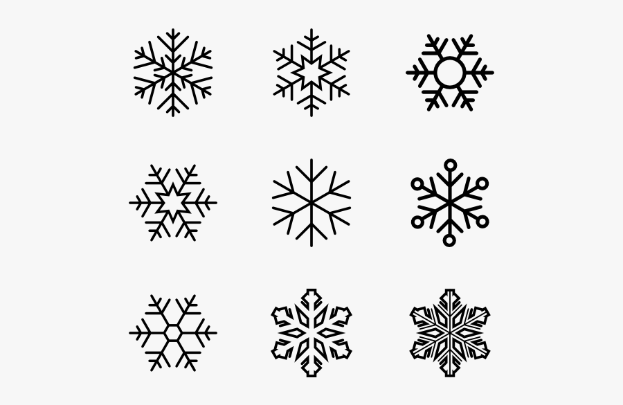Snow Icon Packs - Snowflake Icon, Transparent Clipart