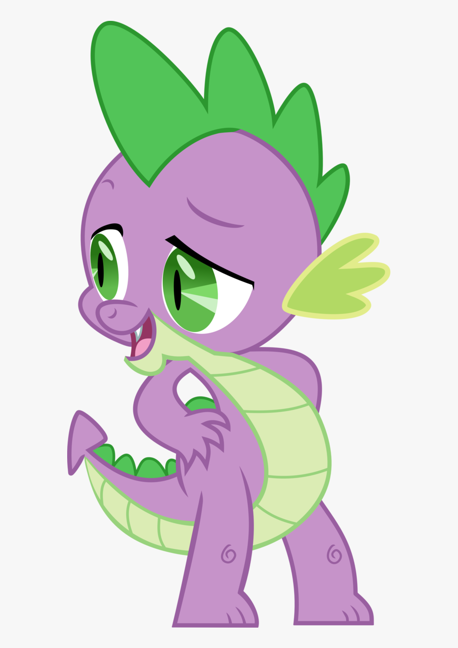 Baby Frost Dragon For Kids - Smug Spike Mlp, Transparent Clipart