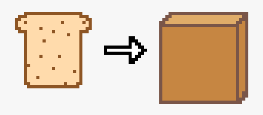 Bread In Box By Bread In Box Clipart , Png Download - Bone Pixel Art, Transparent Clipart