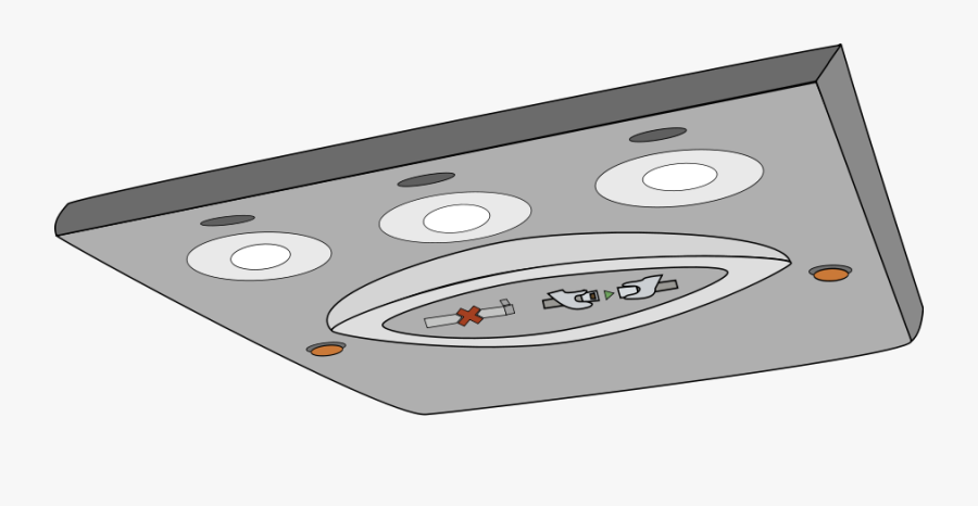 Aircraft Reading Light, Transparent Clipart