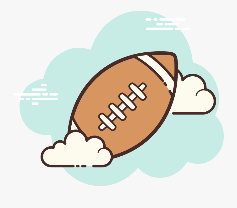 American Football Ball Icon - Online Shopping Icon Png, Transparent Clipart