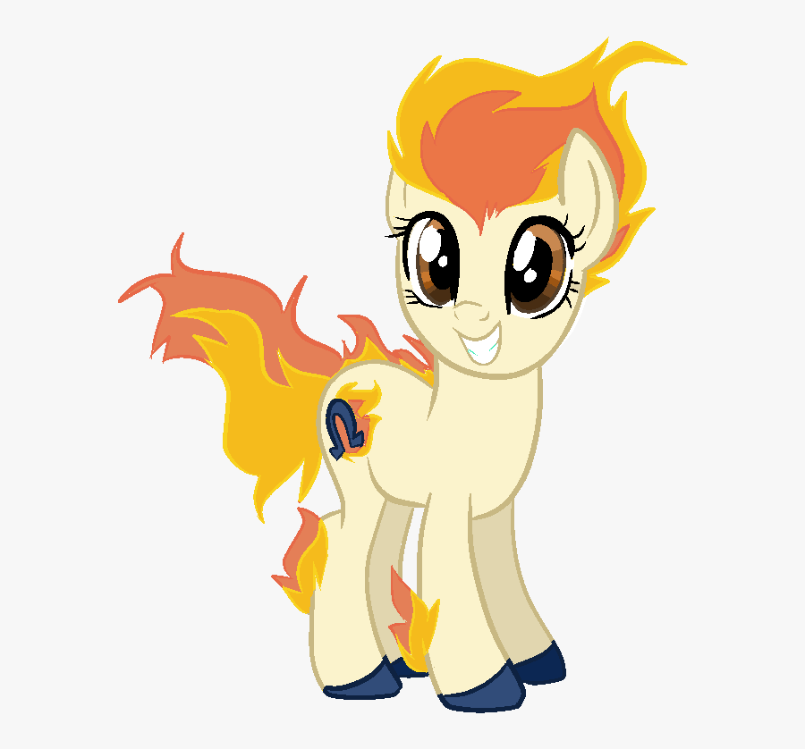 Paintsplatter, Cute, Grin, Happy, Mane Of Fire, Pokémon, - Pokemon Ponyta Cute, Transparent Clipart