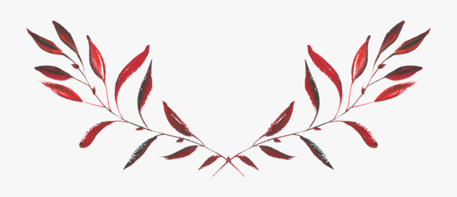 Flowers Watercolor Png - Watercolor Png Burgundy Floral, Transparent Clipart