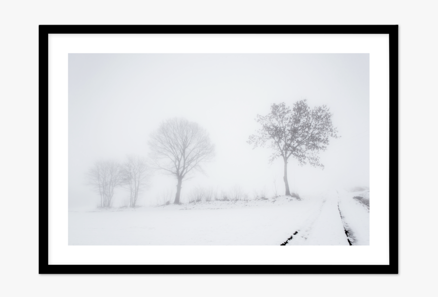 Shop Nordic Snowy Roads Ls Photographic Wall Art Print - Picture Frame, Transparent Clipart