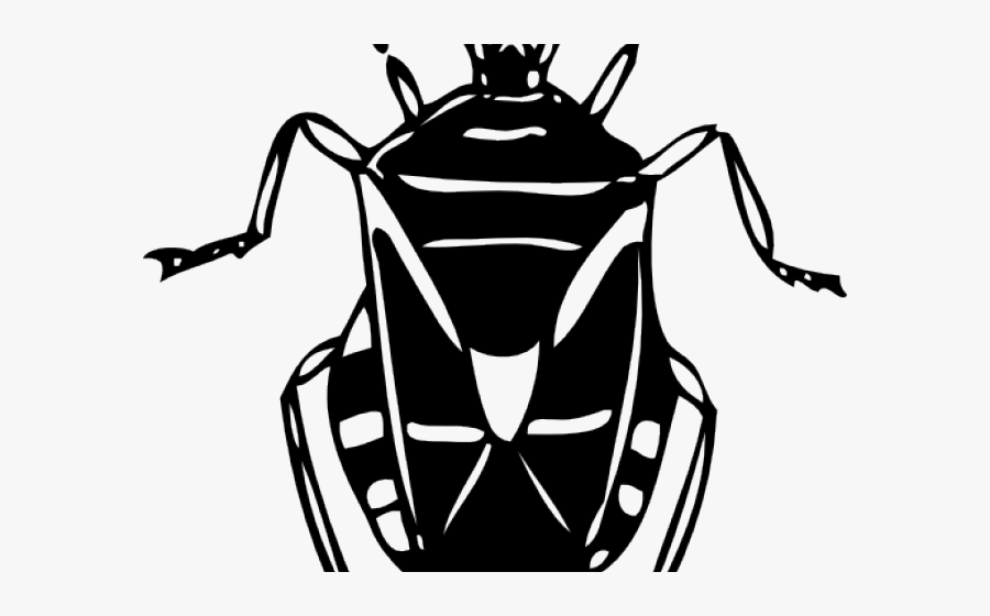 Bug Cliparts Black - Käfer Schwarz Weiß Clipart, Transparent Clipart
