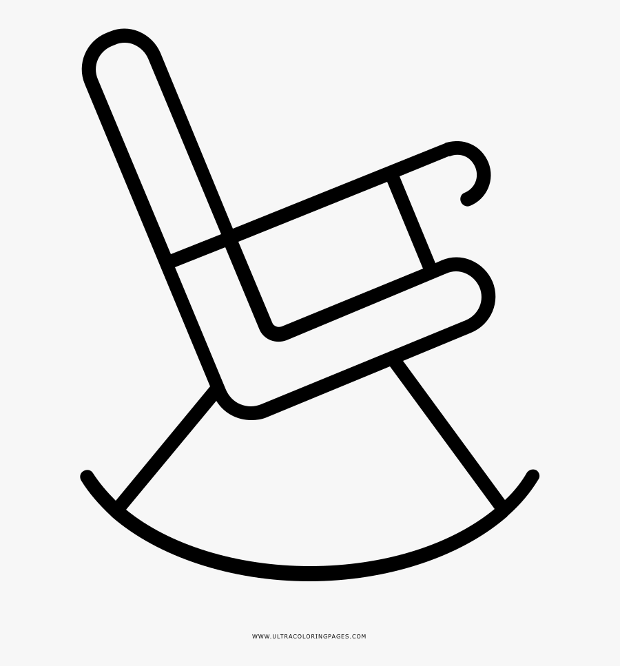 Rocking Chair Coloring Page - Parametros De Atencion Al Cliente, Transparent Clipart