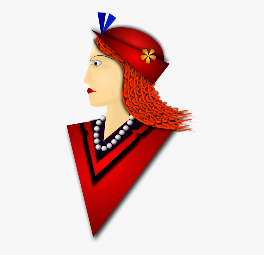 Elegance 2 - Boina Roja Resumen, Transparent Clipart