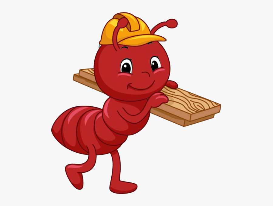 Cartoon Royalty Free Clip Art Ants Boards - Hard Working Ant Cartoon, Transparent Clipart