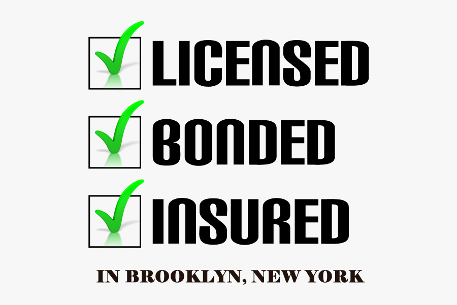 Licensed Bonded Insured Clip Art, Transparent Clipart