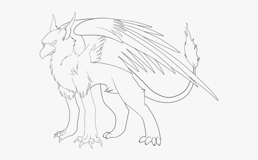 Easy To Draw Gryphon, Transparent Clipart