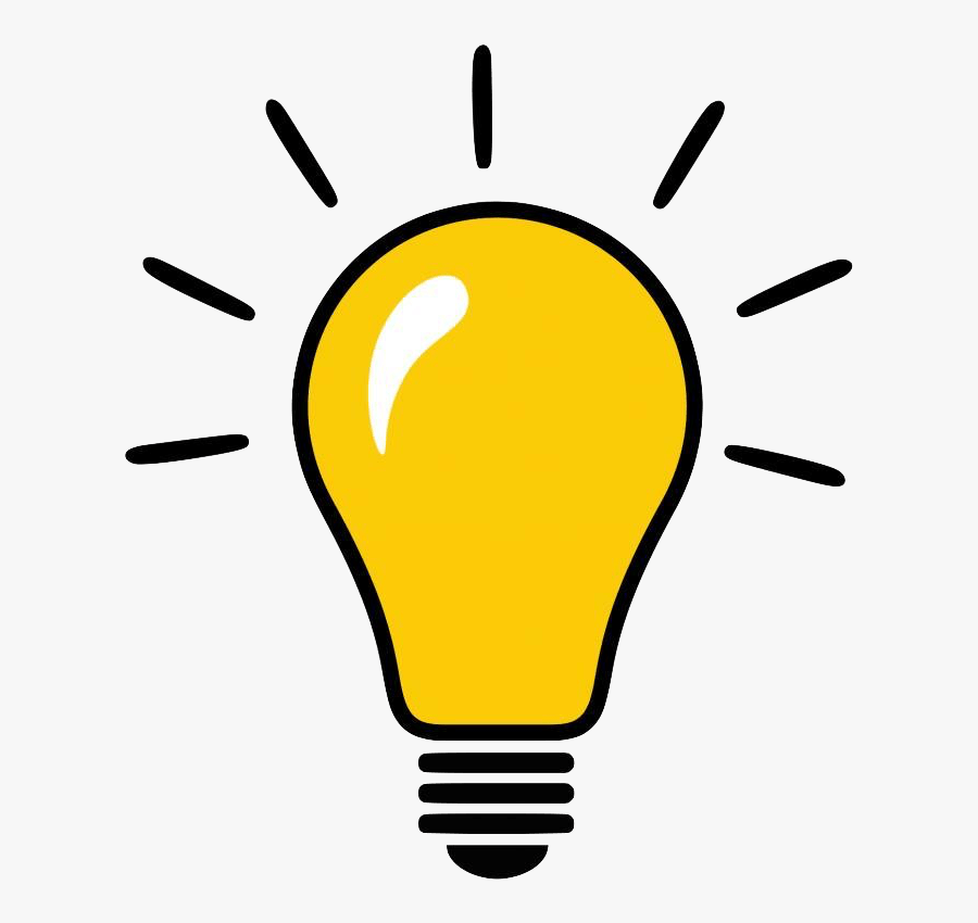 Incandescent Light Bulb, Transparent Clipart