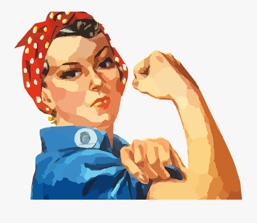 We Can Do - Rosie The Riveter Png, Transparent Clipart