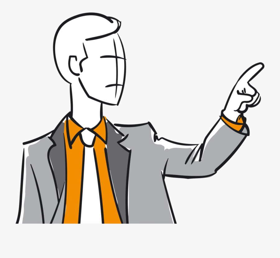 Standing,line Art,thumb - Social Entrepreneur, Transparent Clipart