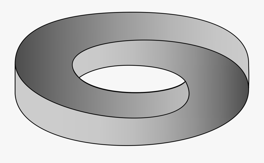 Curves Doughnut Gradient Free Picture - Optical Illusion Metal Art, Transparent Clipart