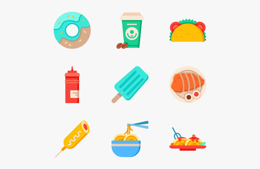Icons Free Fast Food - Nuggets Icon Png, Transparent Clipart