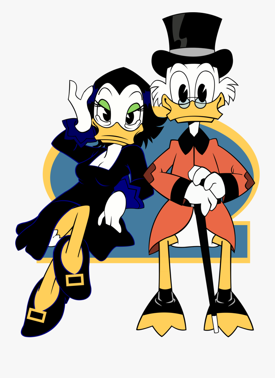 Transparent Scrooge Mcduck Clipart - Ducktales Magica And Scrooge, Transparent Clipart