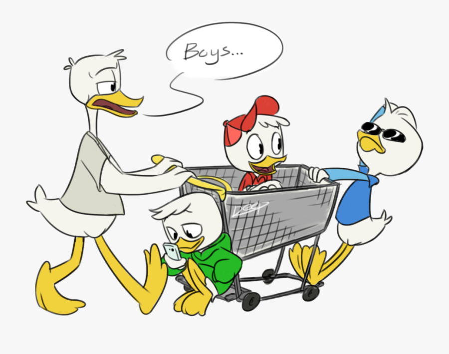 Painter Clipart Needed - Huey Dewey Louie Dad, Transparent Clipart