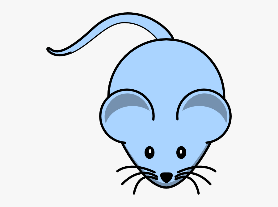 Light Blue Mouse Clip Art - Maus Clipart, Transparent Clipart
